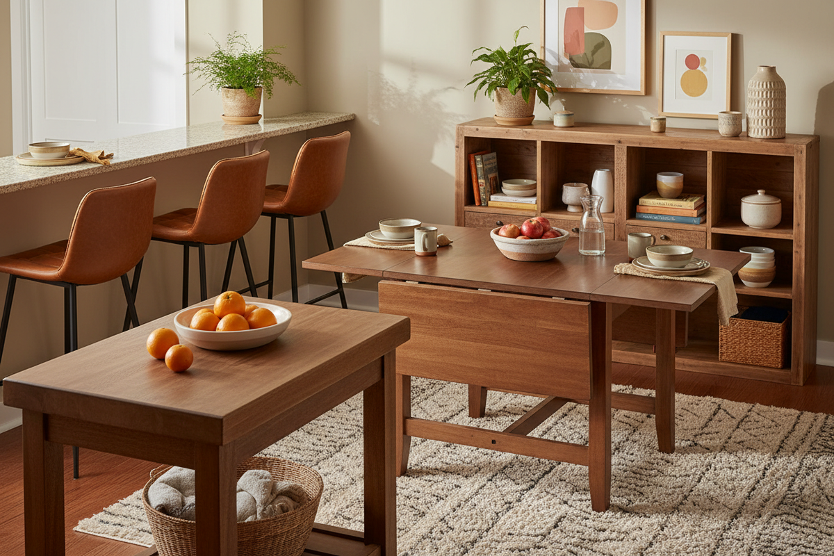 Warm Cozy Furniture Scene